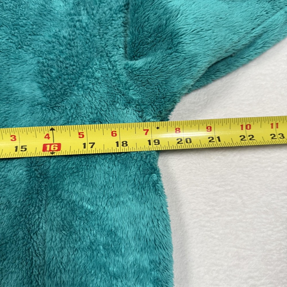 The North Face Jacket Womens Small Teal Osito Fleece Full Zip High Pile Soft - Picture 7 of 9